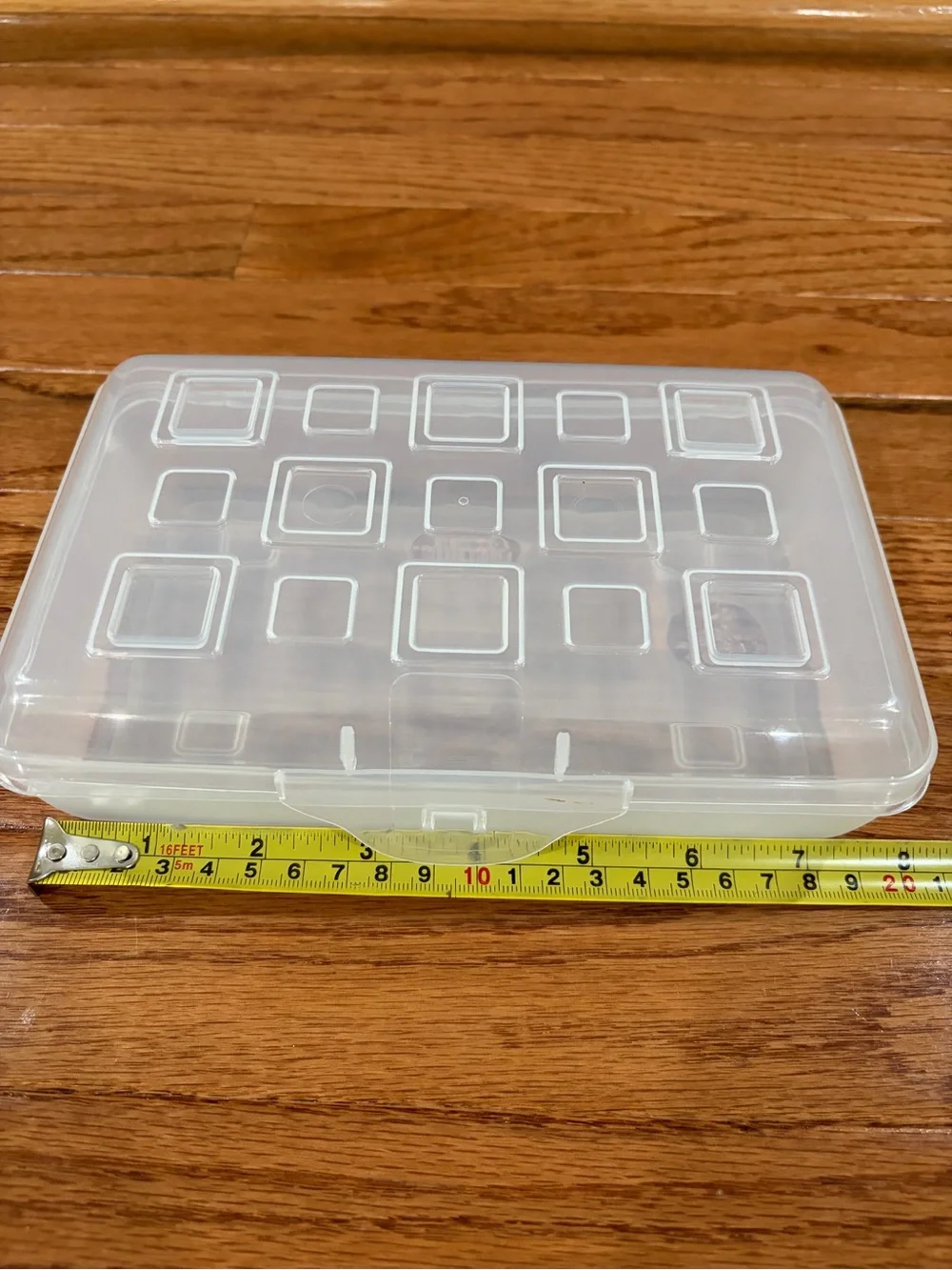 Sterilite Clear Plastic Organizer Box - Compact Storage